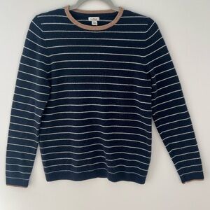 LLBean 100% cashmere crewneck sweater